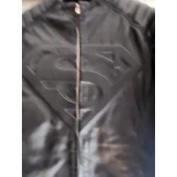 Smallville Superman leather jacket, black, like new