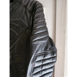 Smallville Superman leather jacket, black, like new