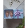 Smiling Labubu stud earrings