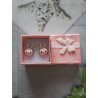 Smiling and kissing Labubu stud earrings