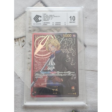 Sabo OP05-001 Alt. Art Parallel Anime 25Th CCC 10