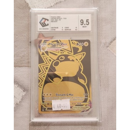 Pikachu Vmax CCC 9.5 E&B TG29 Lost Origin 2022