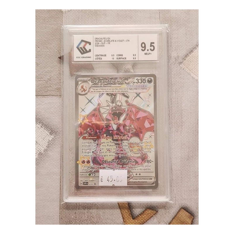 Charizard Ex CCC 9.5 SVP 074 Promo Scarlet & Violet 2024