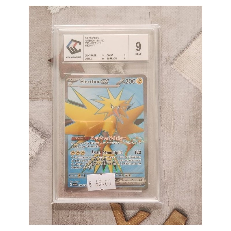 Zapdos Ex CCC 9 192 Pokémon 151