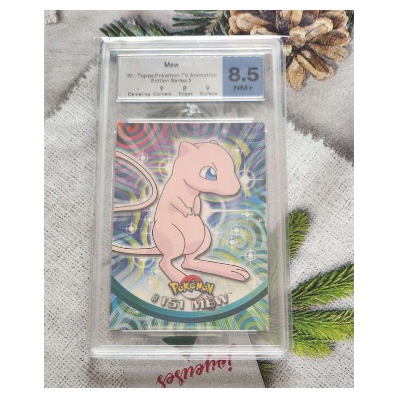 Topps Pokemon TV Animation Mew 151 MTG 8.5