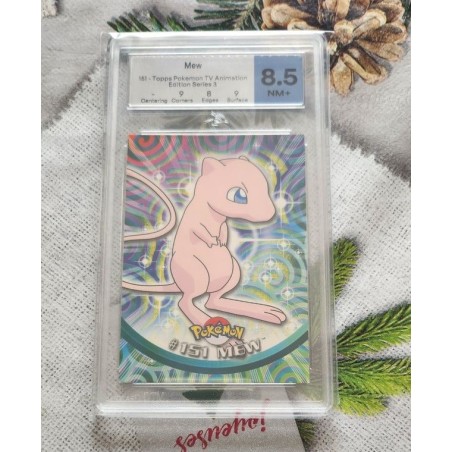 Topps Pokemon TV Animation Mew 151 MTG 8.5