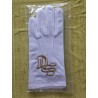 Simple cotton glove with embroidered gold logo SC 2
