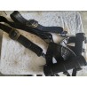 Pirate shoulder bag in black leather