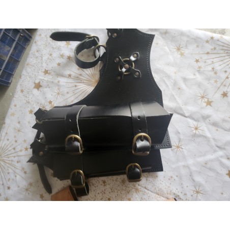 Leather sword holder for belt