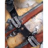 Pirates. Steampunk. Premium leather replica ready to carry two pirate pistols