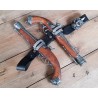 Pirates. Steampunk. Premium leather replica ready to carry two pirate pistols