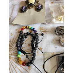Pirate makeup, jewelry and accessories set