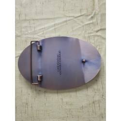 Antique Gold Santa Claus Belt Buckle