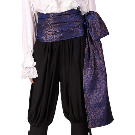 Wide Satin Pirate Belt