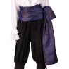 Wide Satin Pirate Belt