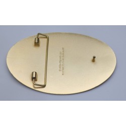 Shiny Gold Santa Claus Belt Buckle