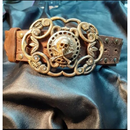 Women's Pirate Leather Belt