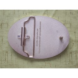 Mrs. Claus belt buckle