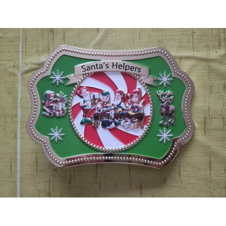 148 Santa's Helpers Belt Buckle (Elf)