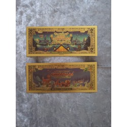 24K Gold Santa Claus Banknote Model 1