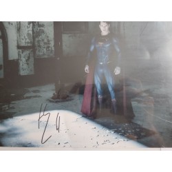 Autographe Henry Cavill Man of Steel avec COA