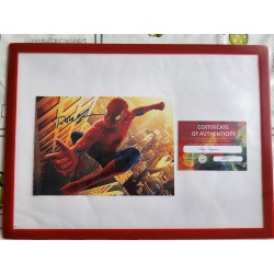Autographed Tobey Maguire Spider-Man photo