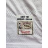 Framed 23 Michael Jordan White Mitchell & Ness Jersey