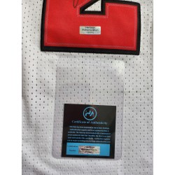 Maillot 23 Michael Jordan Blanc Mitchell & Ness