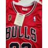 Framed Mitchell & Ness size XL 1997-98 Red 23 Michael Jordan jersey