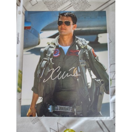 Tom Cruise Top Gun autograph with COA