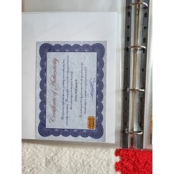 Autographed Tom Chris Hemsworth Thor with Certificate of Authenticity