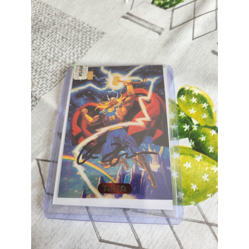 Autographed Chris Hemsworth Thor certified