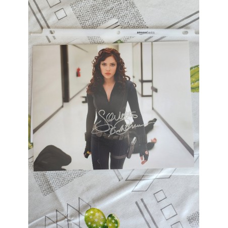 Autographed Scarlett Johansson Black Widow with Certificate of Authenticity